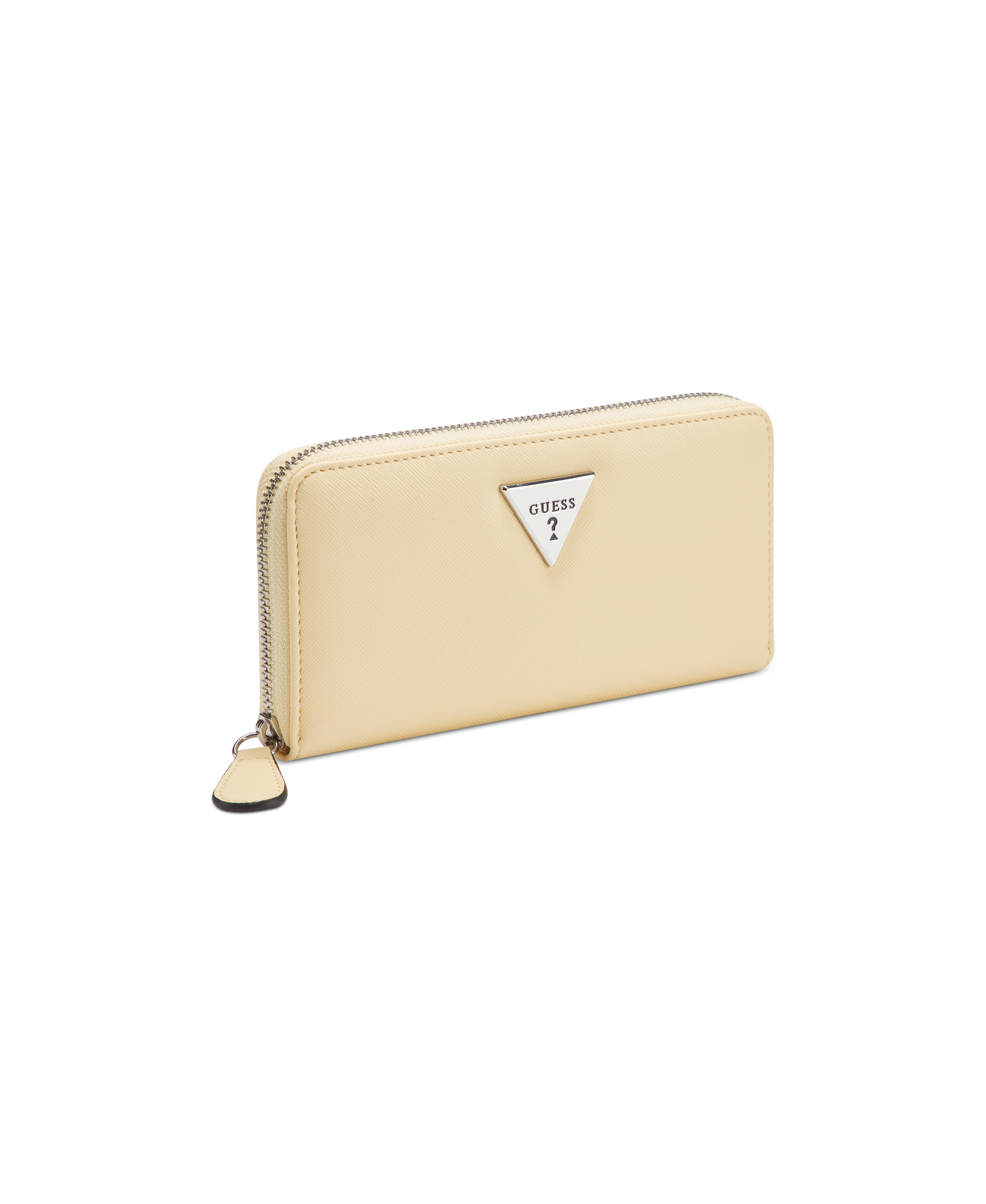 Carteira Lathan Slg Medium Zip Around Guess Amarelo