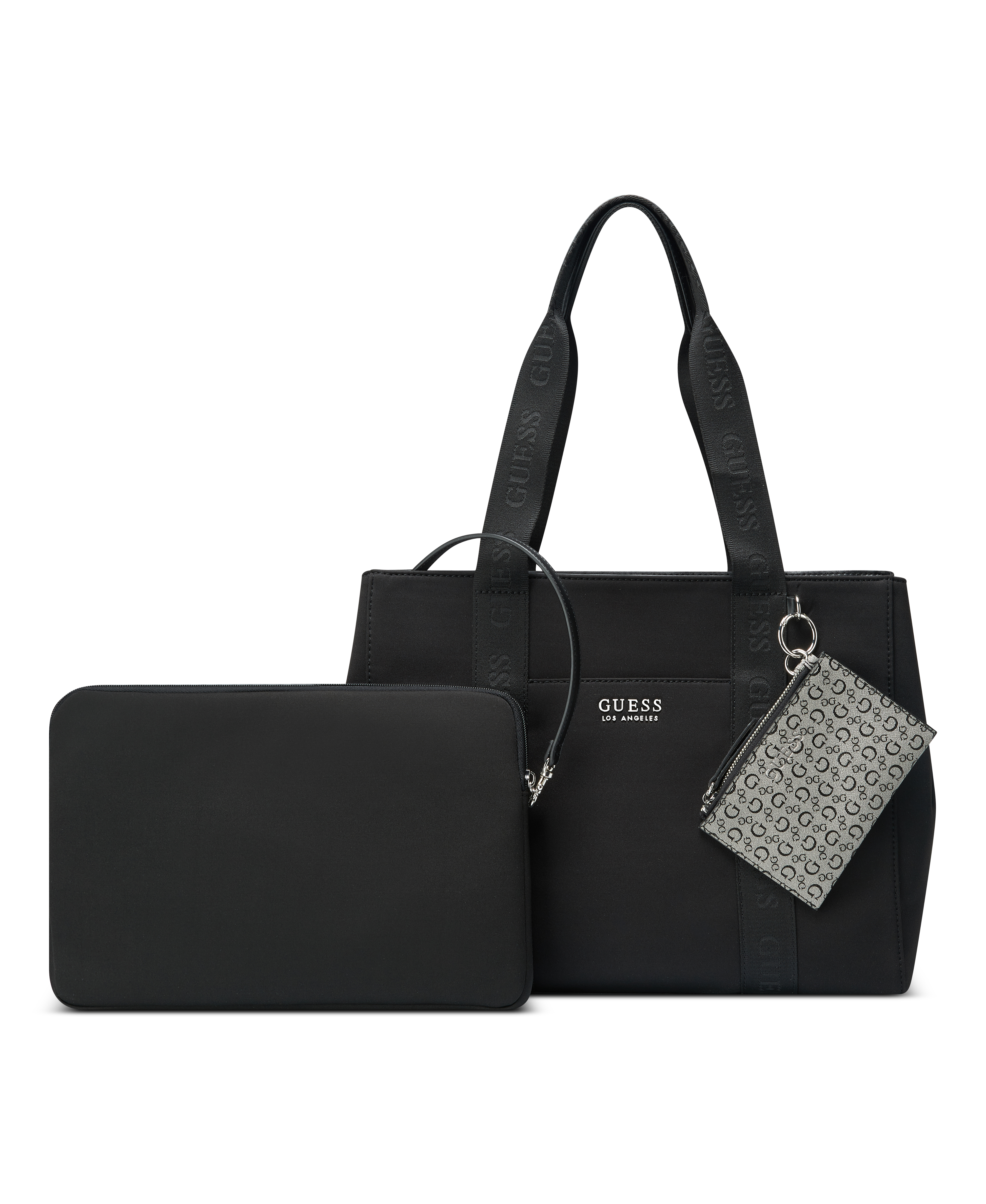 Bolsa Guess Ralphie Medium Carryall Preto - Imagem 5
