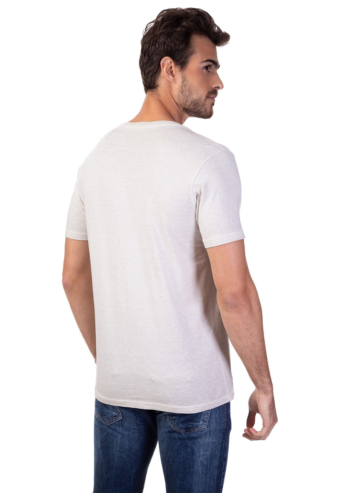 Camiseta Alve At Night Guess Bege - Imagem 8