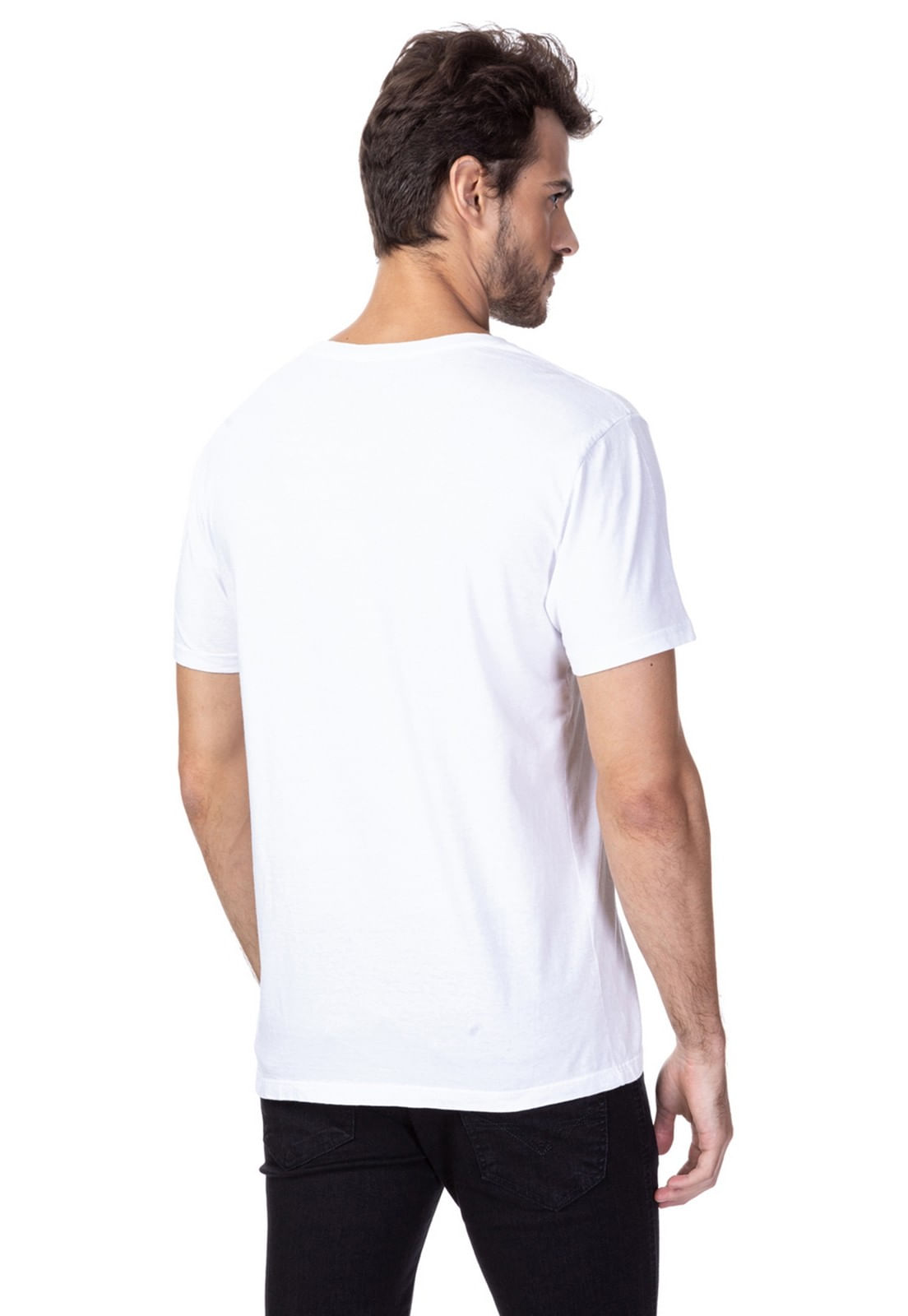 Camiseta Silk Relevo Guess Branco - Imagem 14