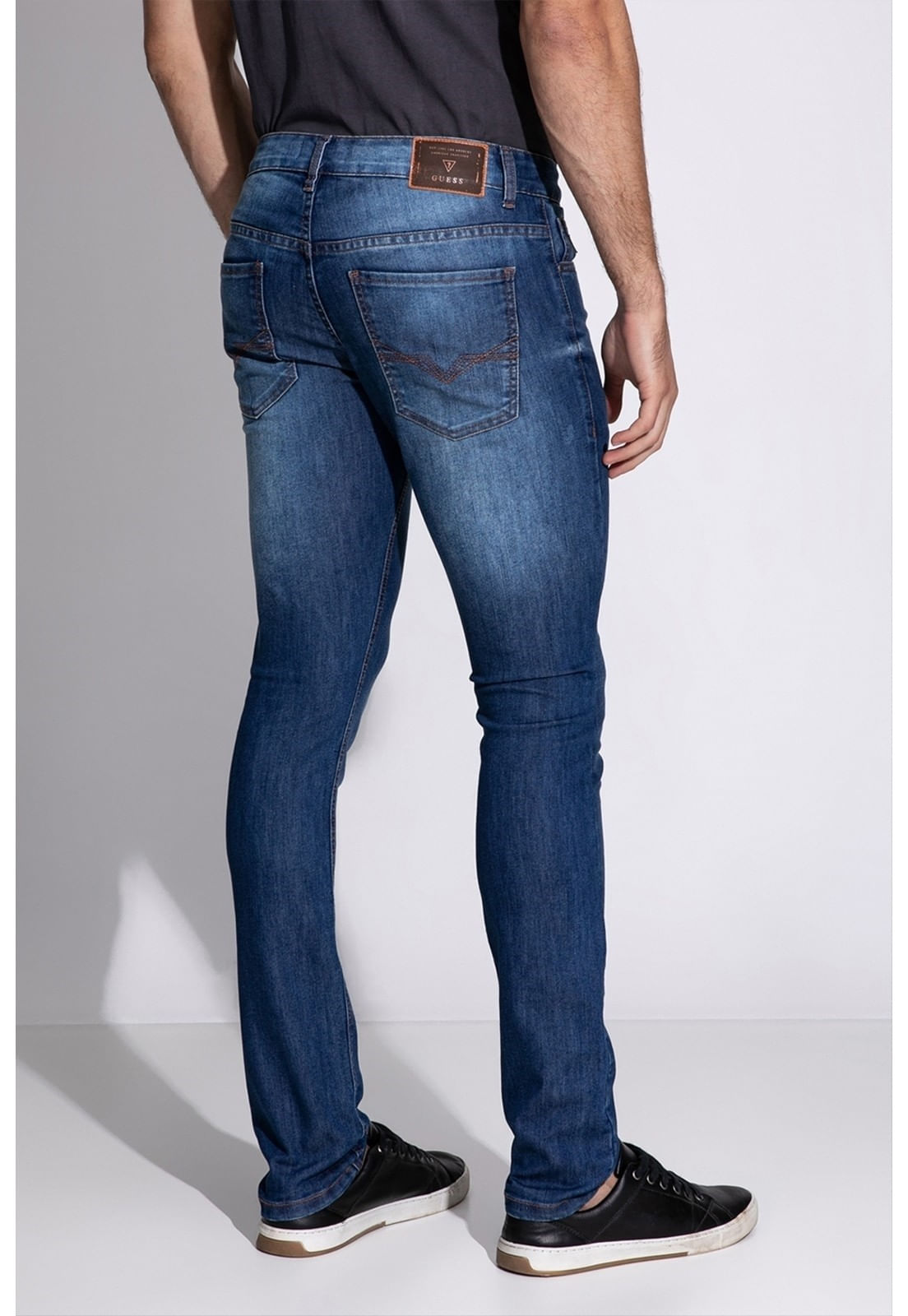 Calça Jeans Slim Guess Azul - Imagem 30