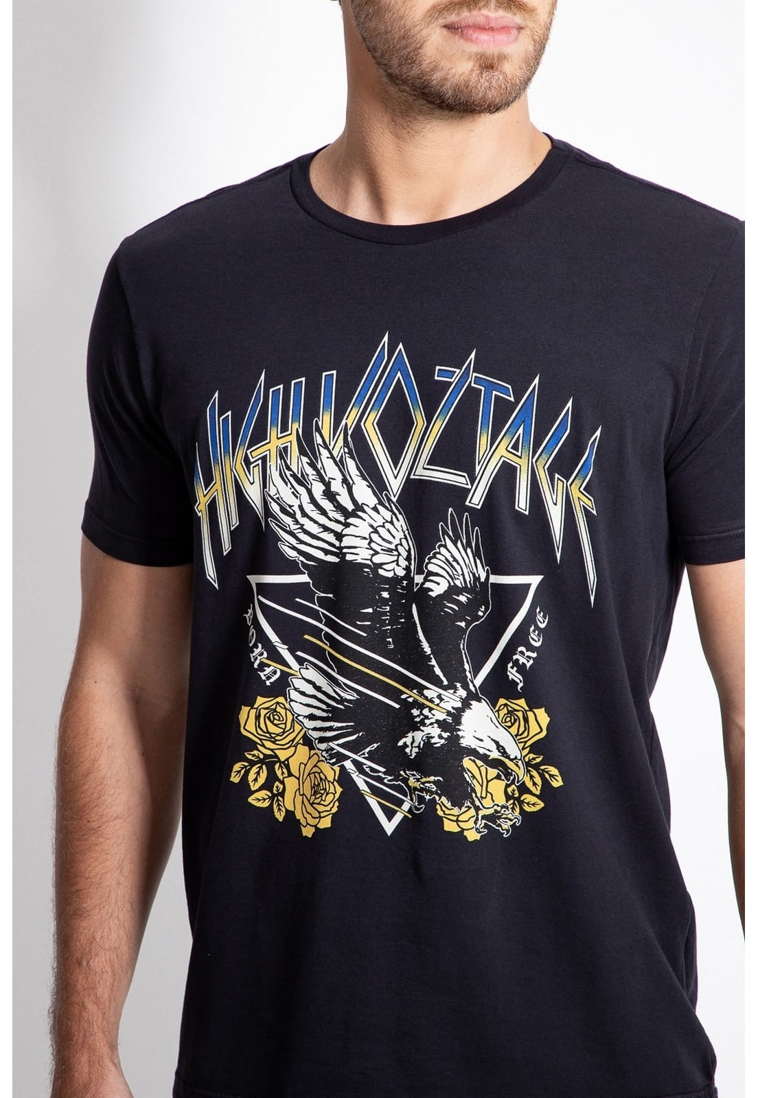 Camiseta Silk Águia Guess Preto - Imagem 19