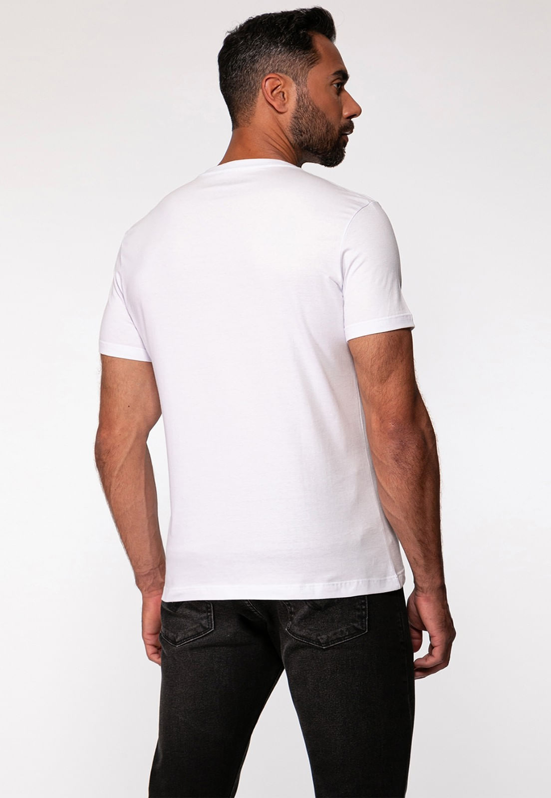 Camiseta Silk Guess Emborrachado Branco - Imagem 9