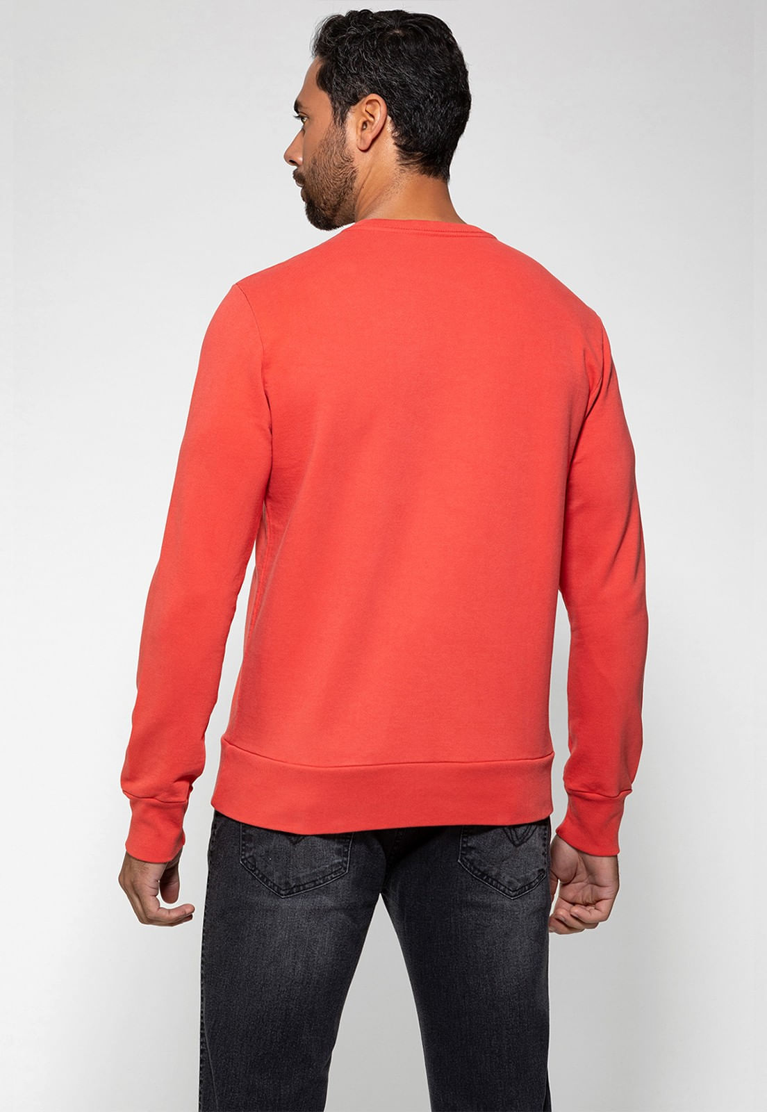 Blusa de Moletom Logo Classic Guess Salmão - Imagem 14