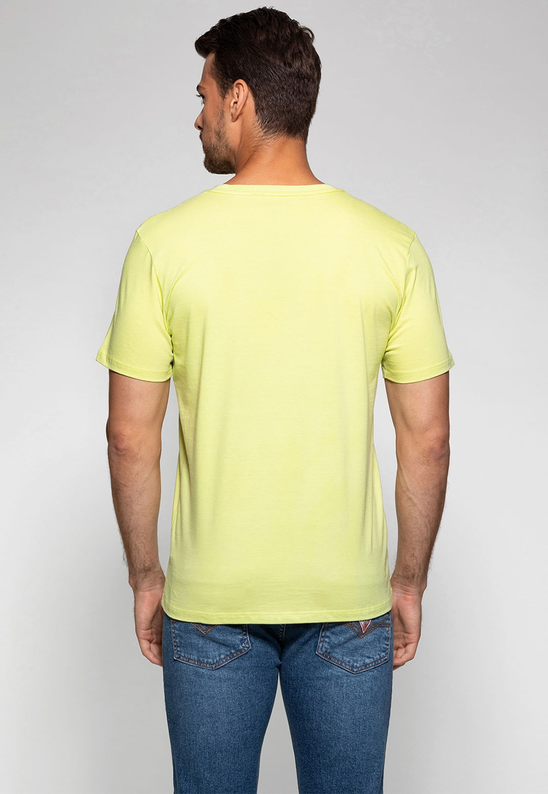 Camiseta Silk Emborrachado Guess Verde - Imagem 19