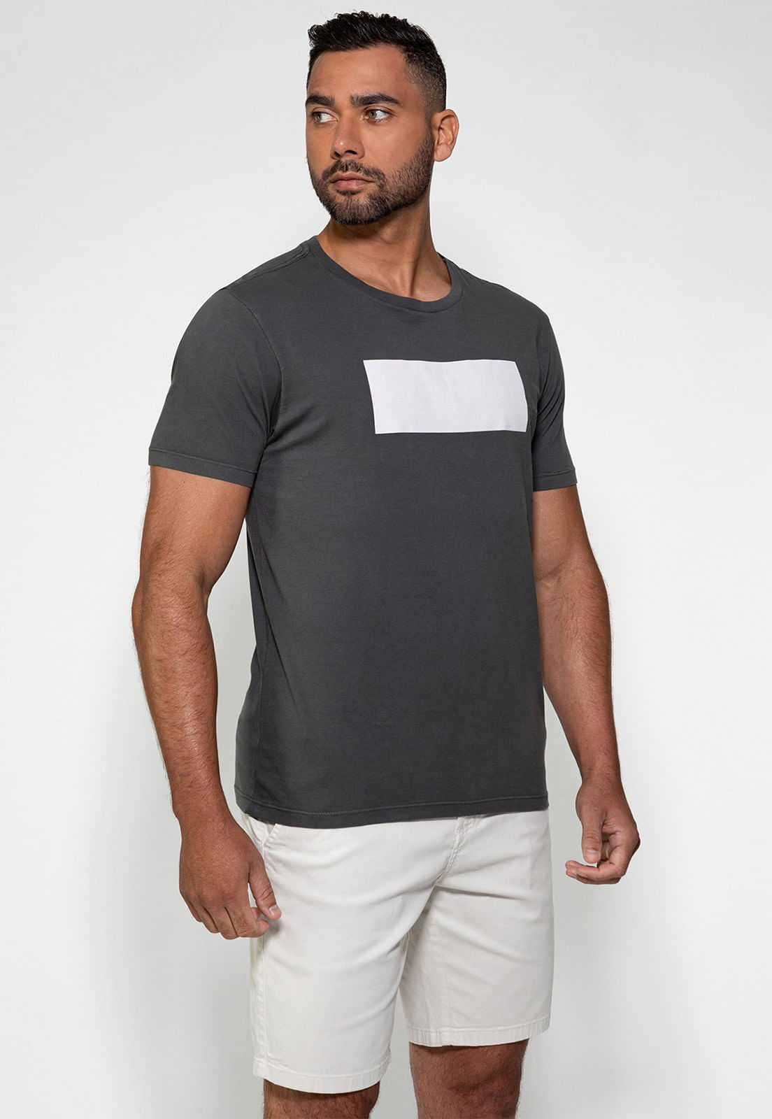 Camiseta Logo Gd Emborrachado Guess Grafite - Imagem 21