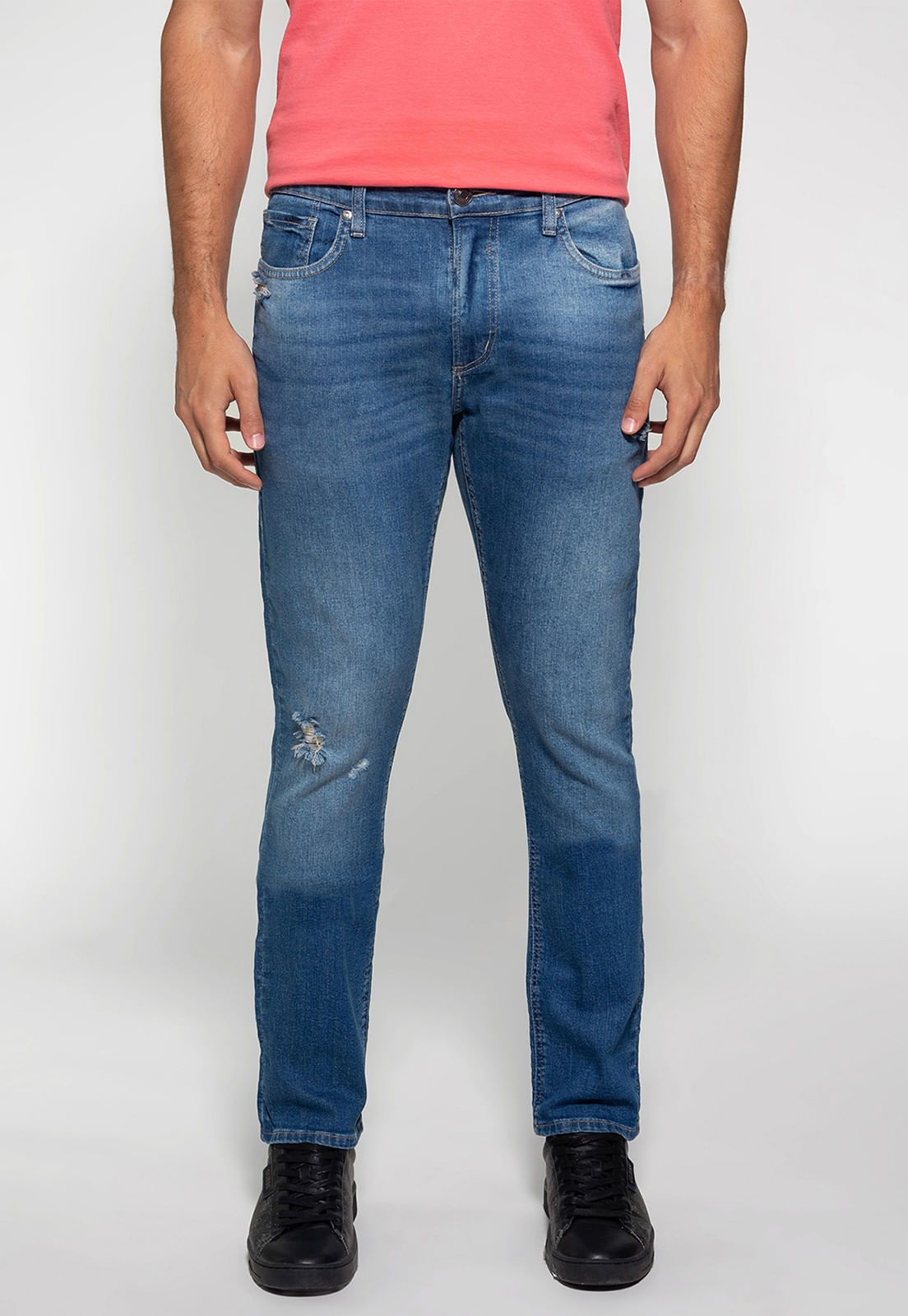 Calça Jeans Skinny Puidos Guess Azul Claro