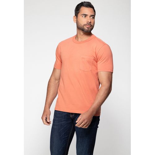 Camiseta Bolso Logo Bordado Guess Rosa Claro