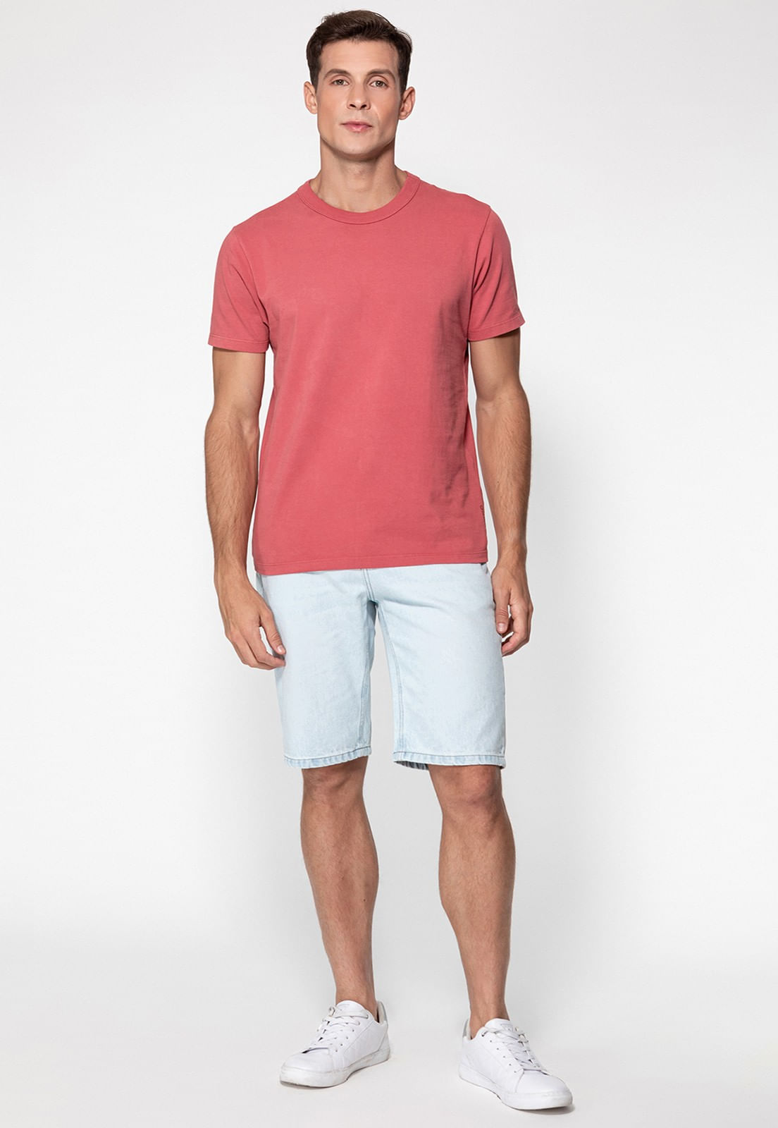 Bermuda Jeans Clara Guess Azul Claro - Imagem 7