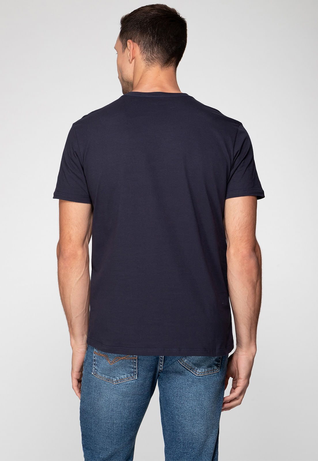 Camiseta Estampada Radio Guess Azul Escuro - Imagem 24