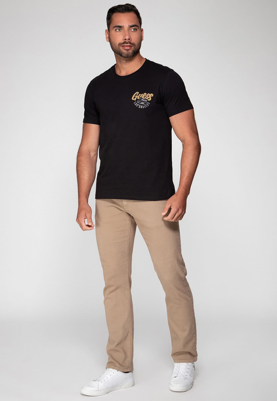 Camiseta Guess Los Angeles Preto - Imagem 12