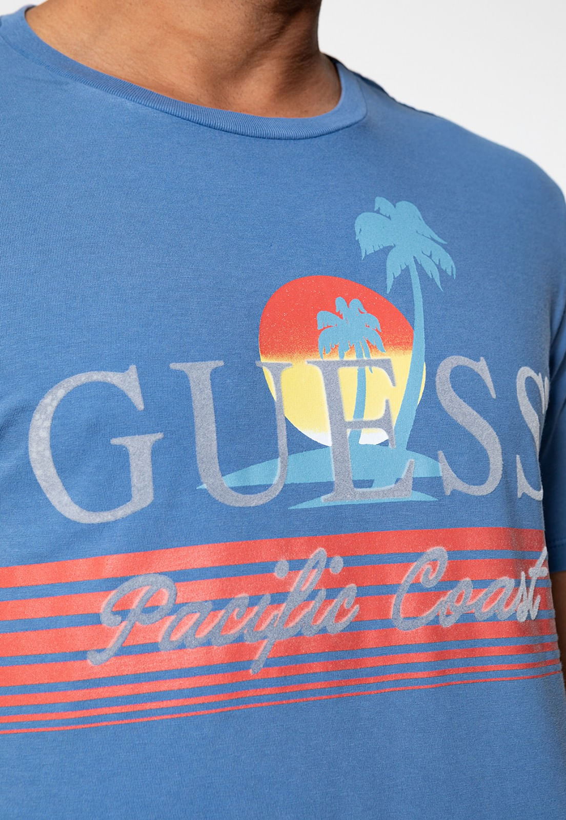 Camiseta Estampa Pacific Coast Azul - Imagem 23