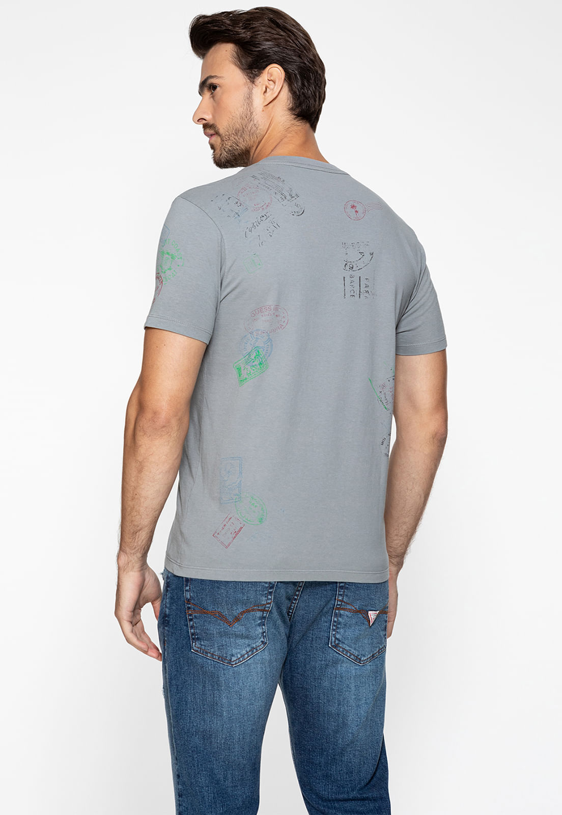 Camiseta Estampada Stamps Fendi - Imagem 4