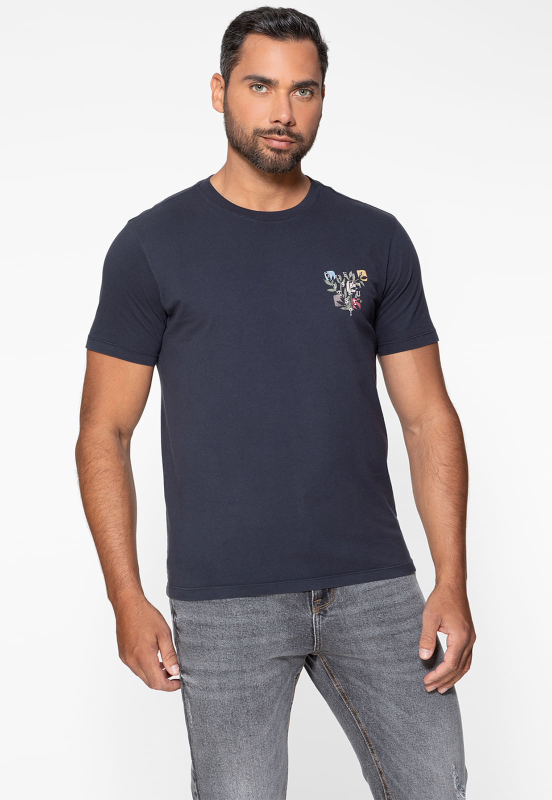 Camiseta Bordado Trust 1981 Azul Escuro - Imagem 21