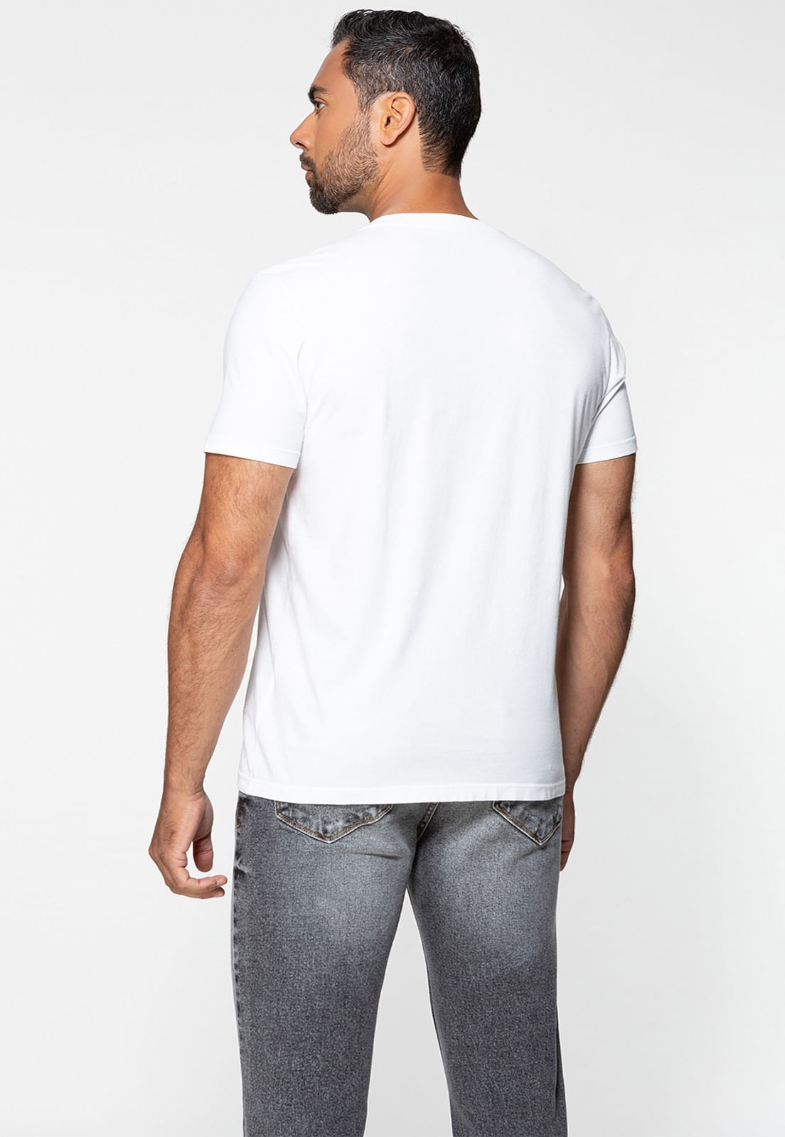 Camiseta Guess Silk Badminton Branco - Imagem 24