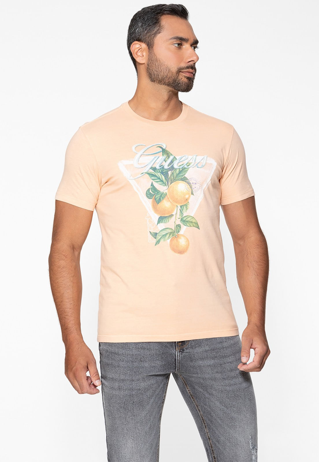 Camiseta Guess Silk Apricot Salmão - Imagem 6