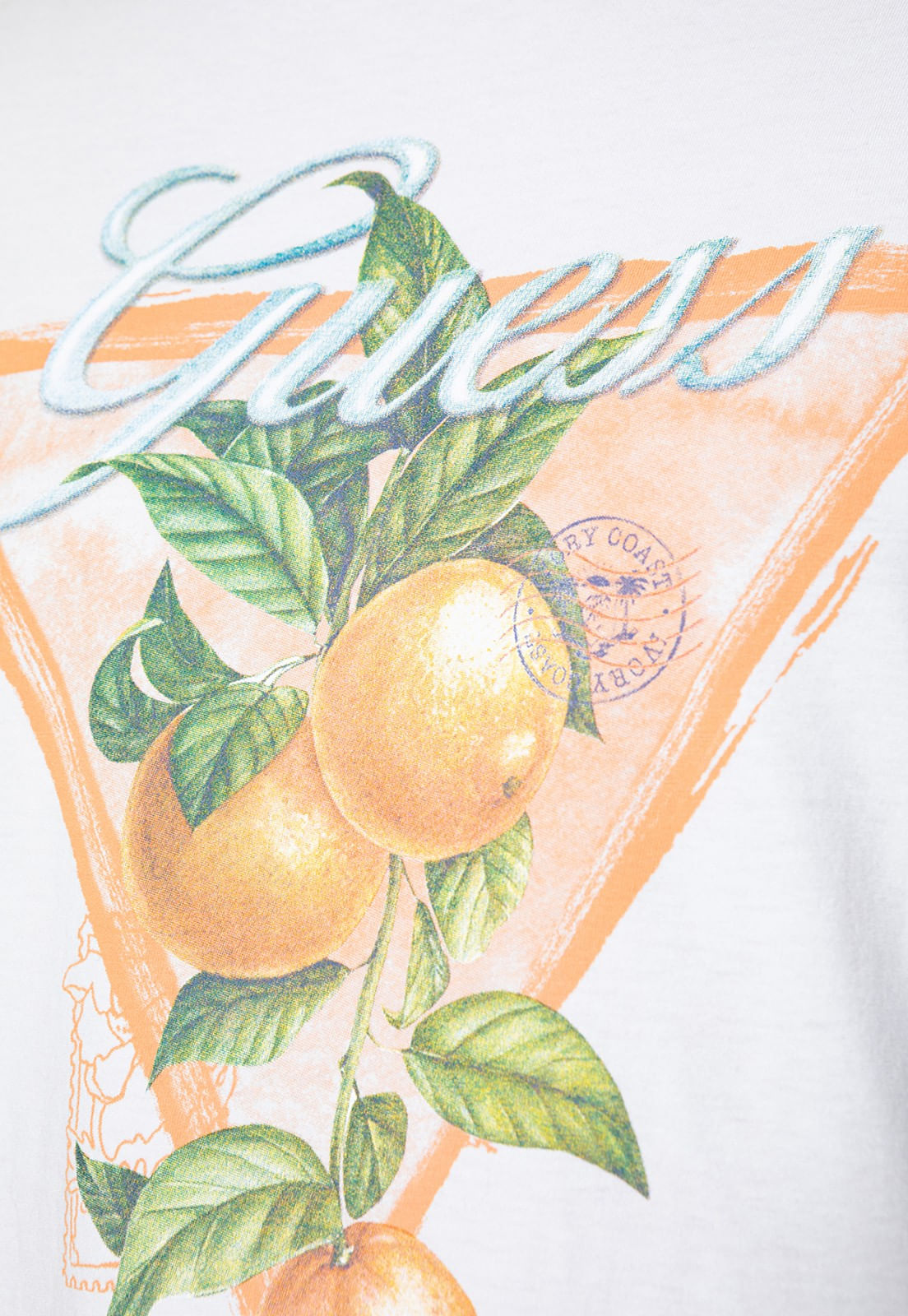 Camiseta Guess Silk Apricot Branco - Imagem 3
