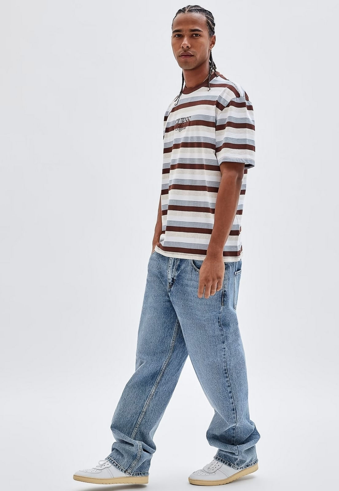 Camiseta Listrada Og Guess Listrado - Imagem 2