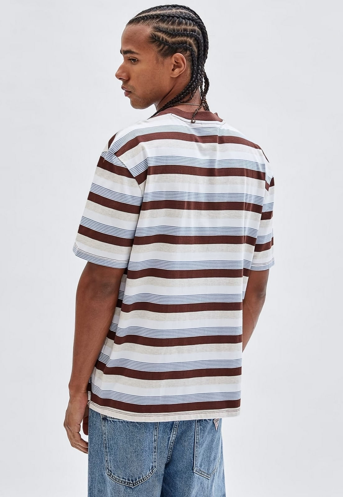 Camiseta Listrada Og Guess Listrado - Imagem 4