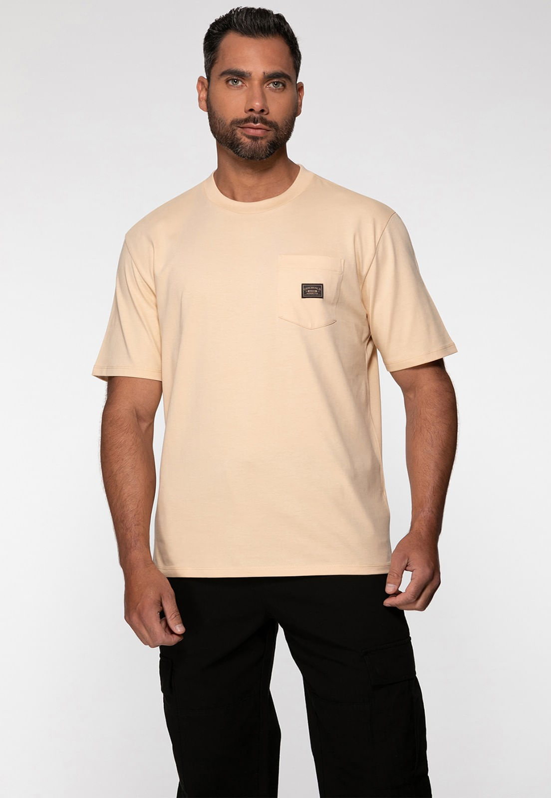 Camiseta Guess Originals Eco Bolso Bege