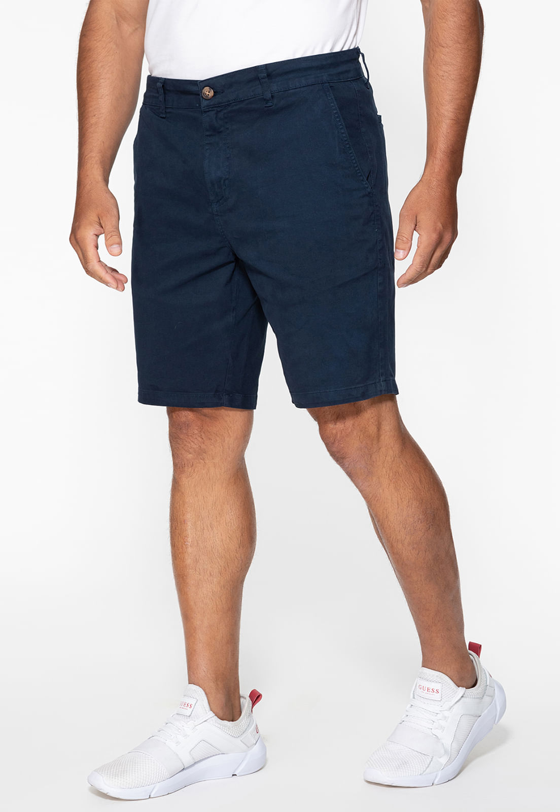 Bermuda Chino Guess Azul Escuro - Imagem 15