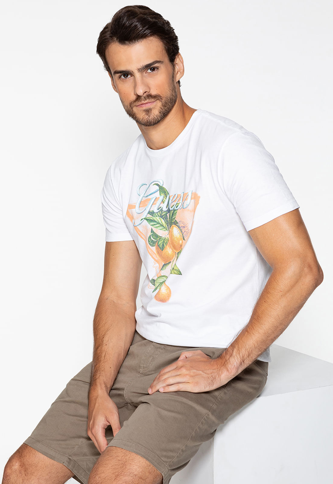 Bermuda Chino Guess Bege - Imagem 36
