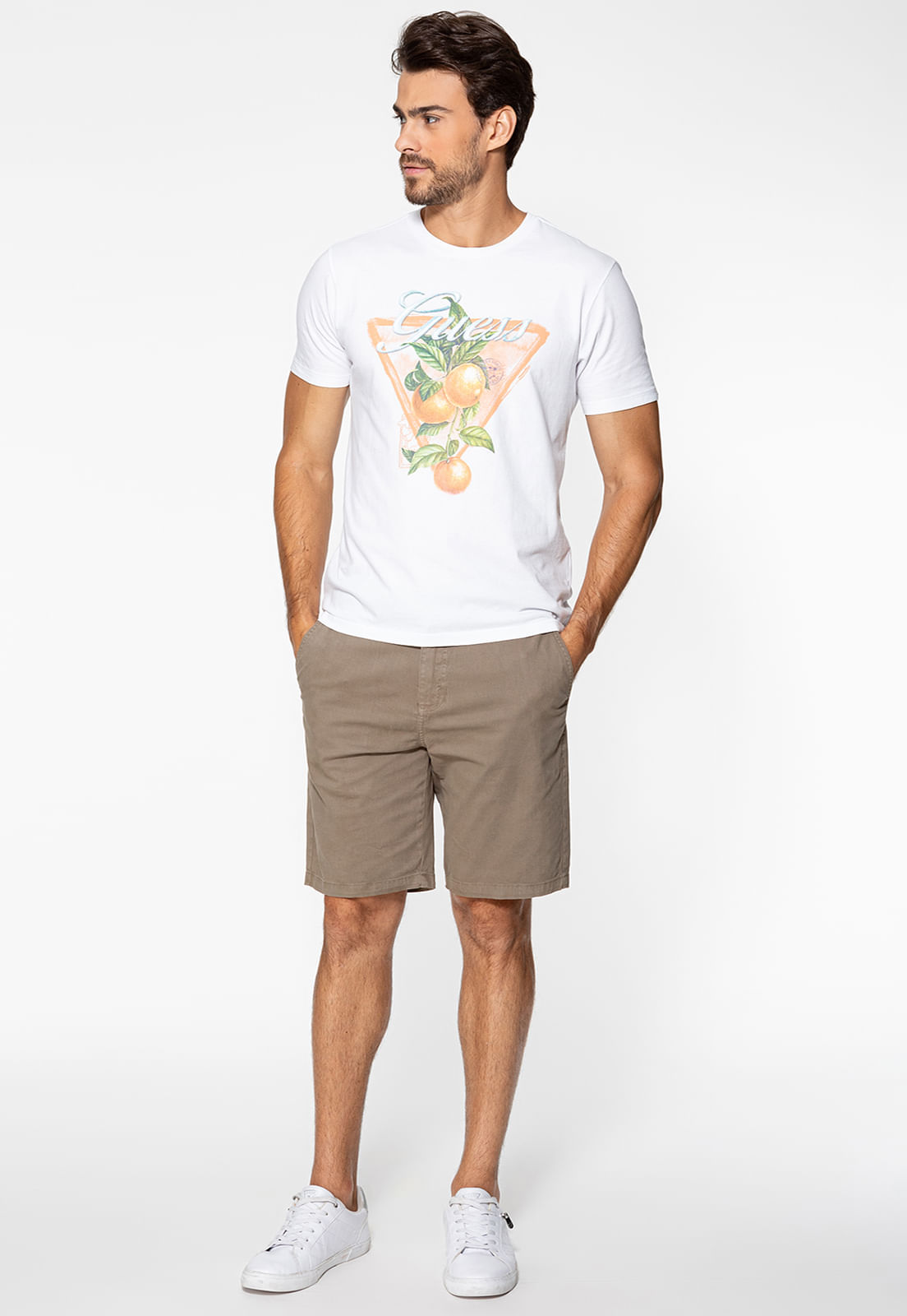 Bermuda Chino Guess Bege - Imagem 38