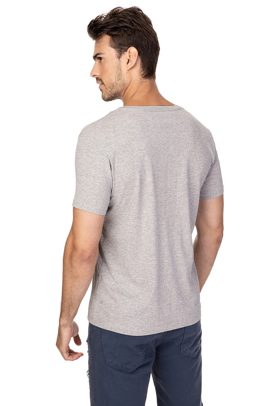 Camiseta 3d Guess Cinza - Imagem 4