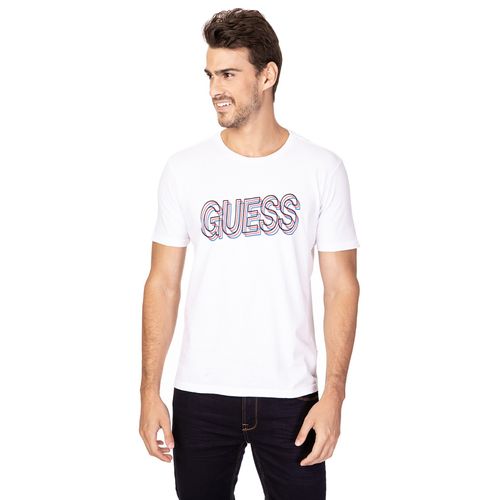 Camiseta 3d Guess Branco