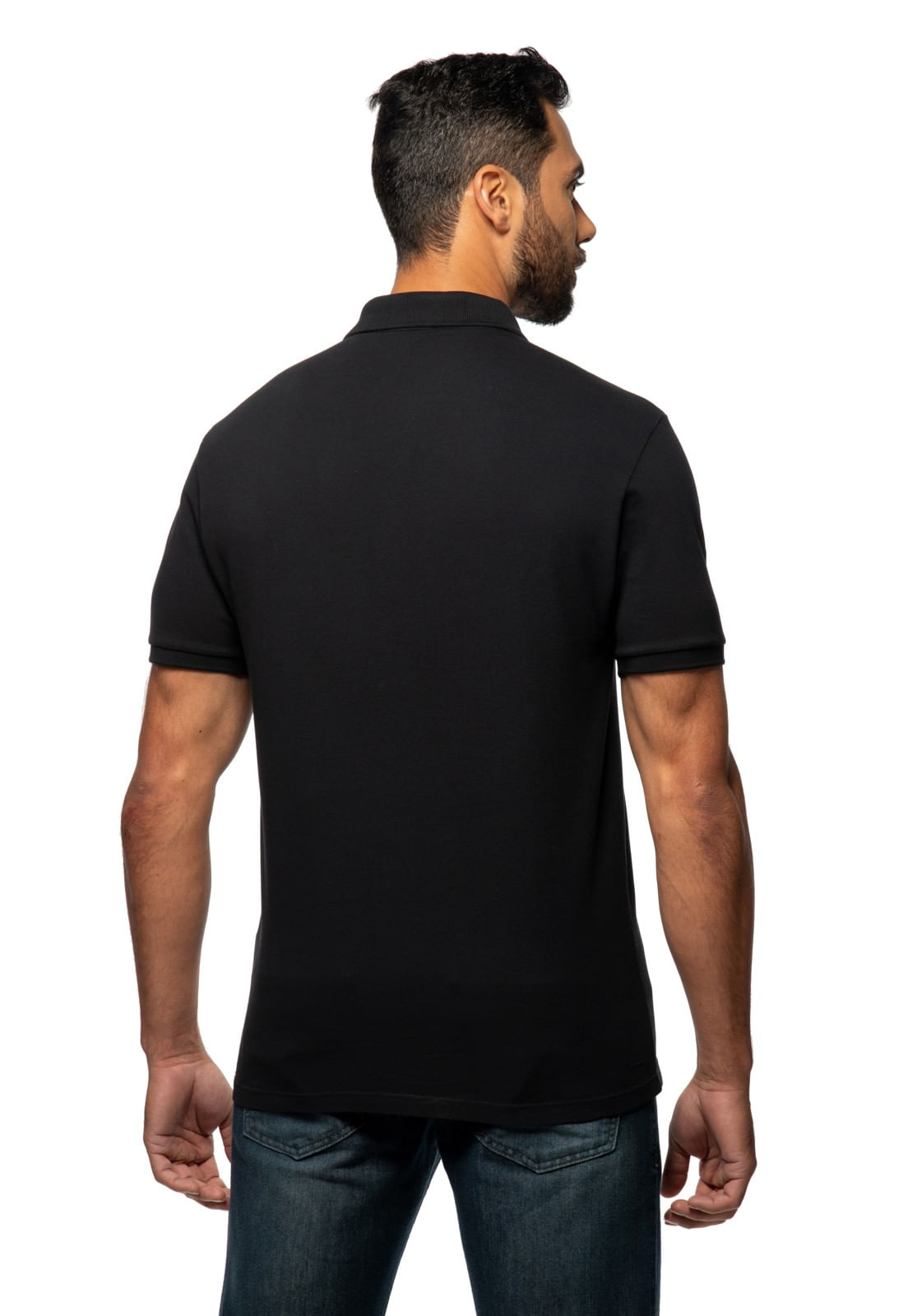 Camisa Polo Guess Basic Preto - Imagem 8