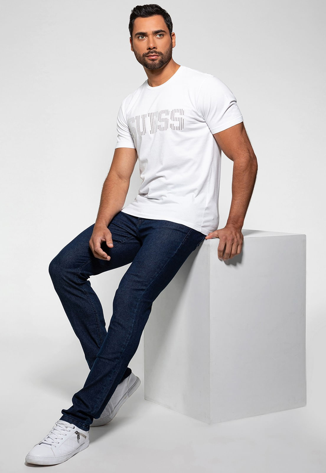 Calça Slim Straight Two Guess Azul - Imagem 24
