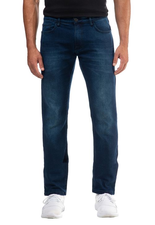 Calça Jeans Slim Straight Guess Azul Escuro