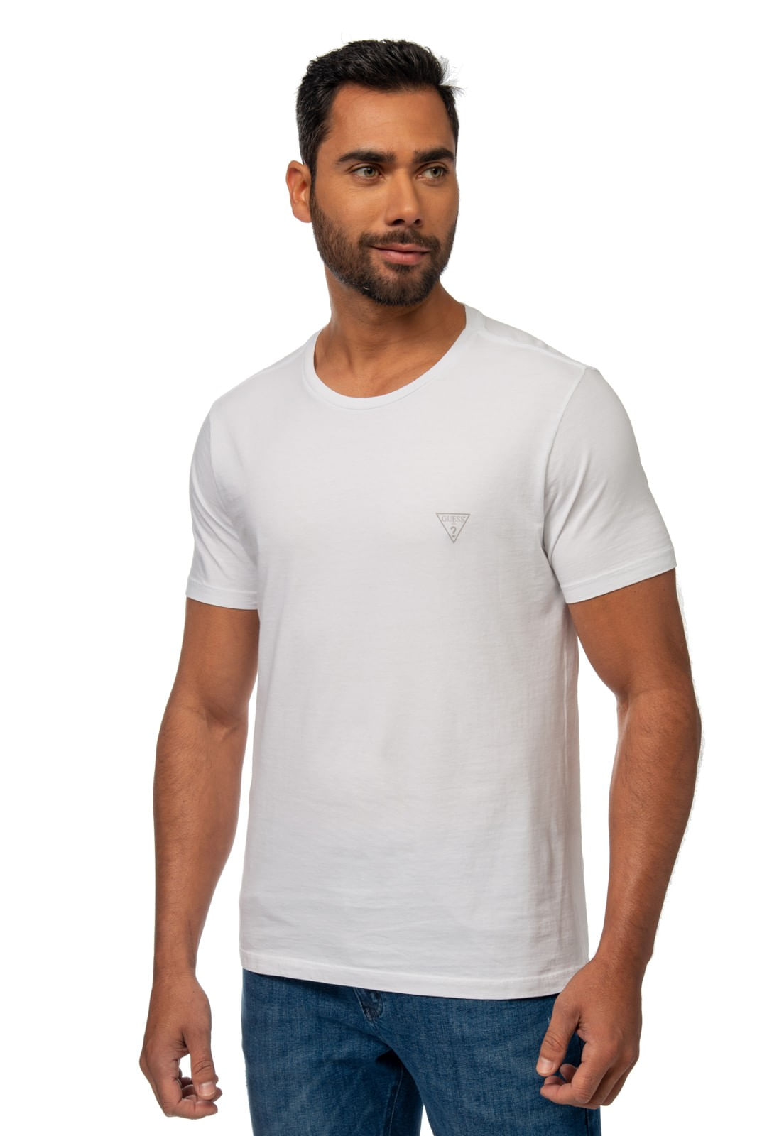 Camiseta Basic Gola C Branco - Imagem 13
