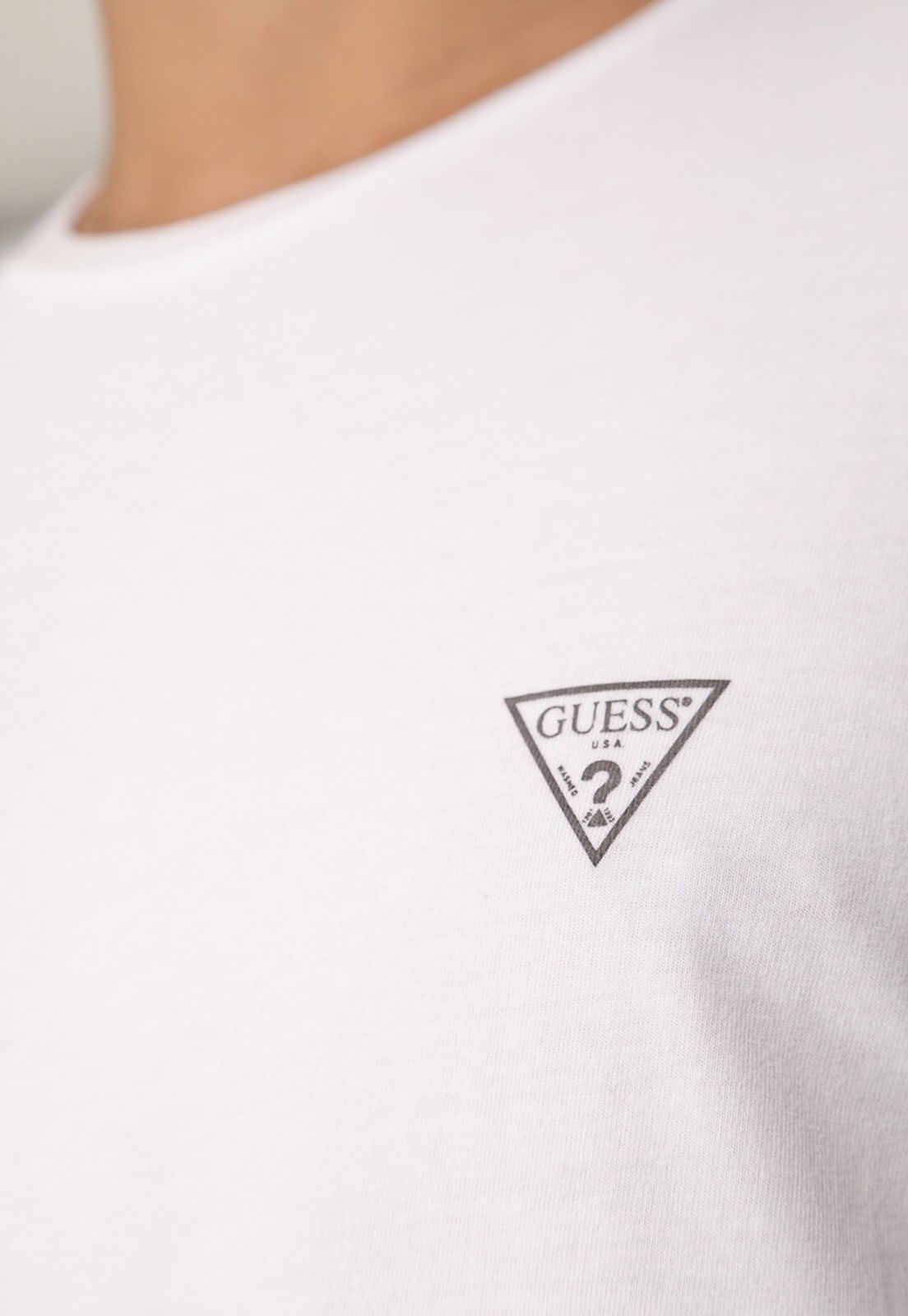 Camiseta Basic Gola C Branco - Imagem 3