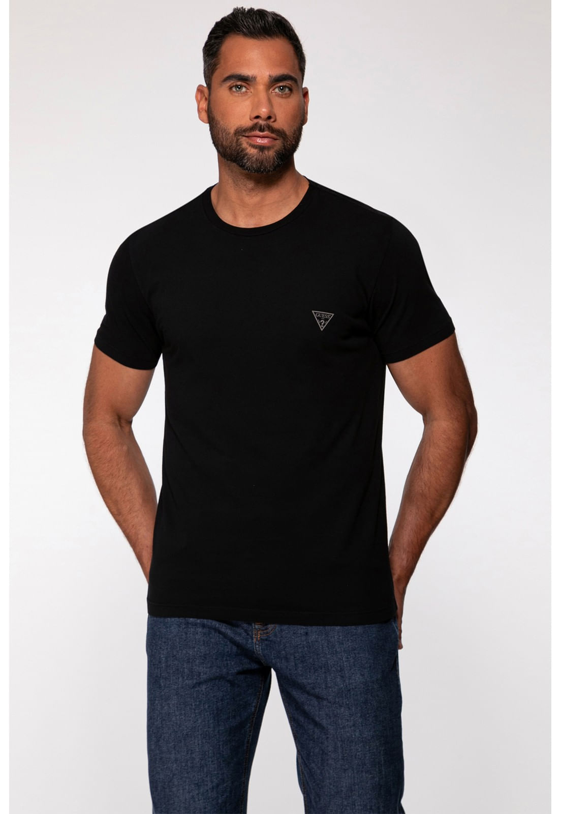 Camiseta Basic Gola C Preto - Imagem 19