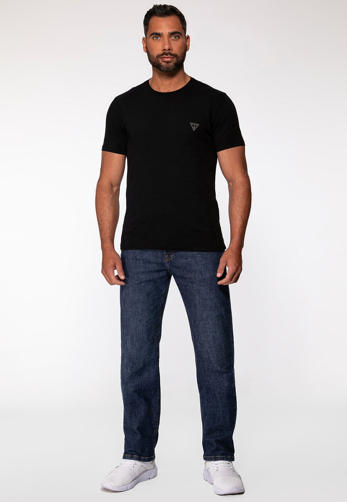 Camiseta Basic Gola C Preto - Imagem 20