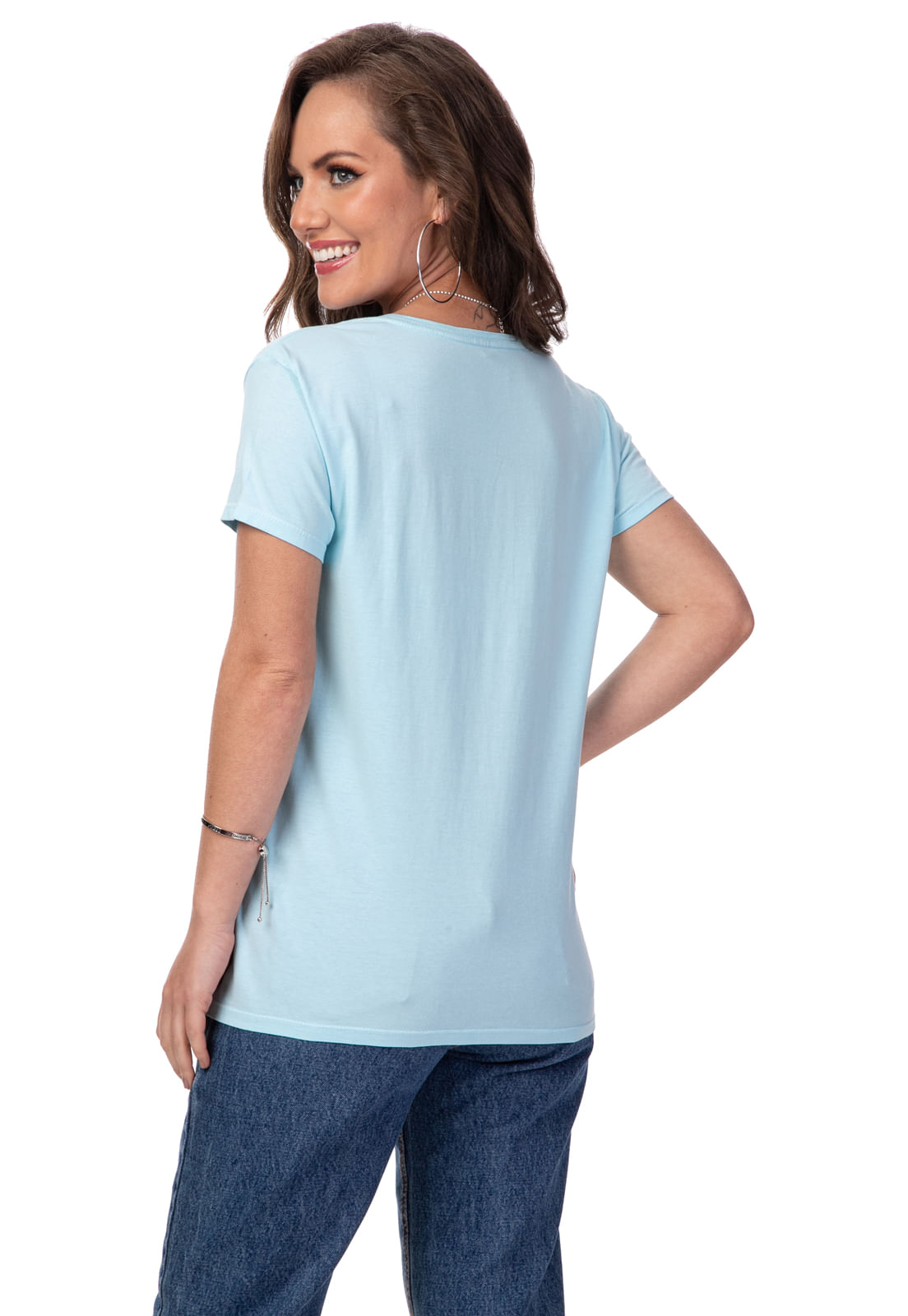 Camiseta Le Soleil Guess Azul Claro - Imagem 15