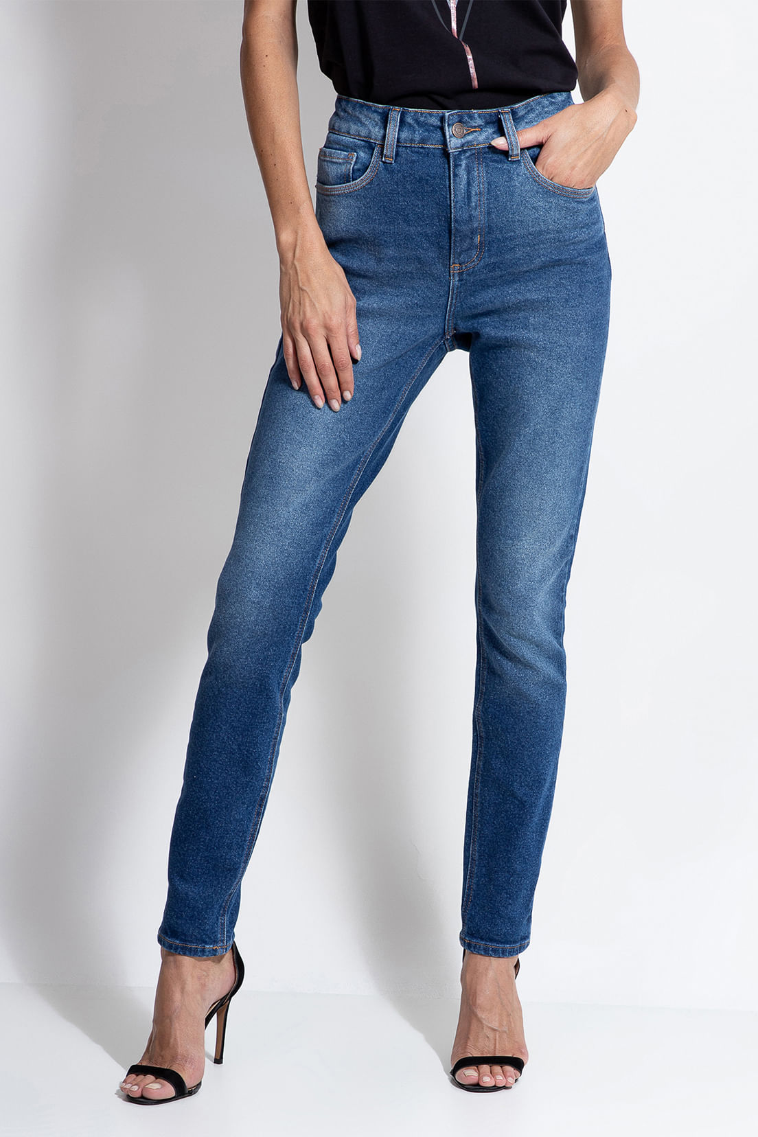 Calça Jeans 1981 Skinny Guess Azul - Imagem 2