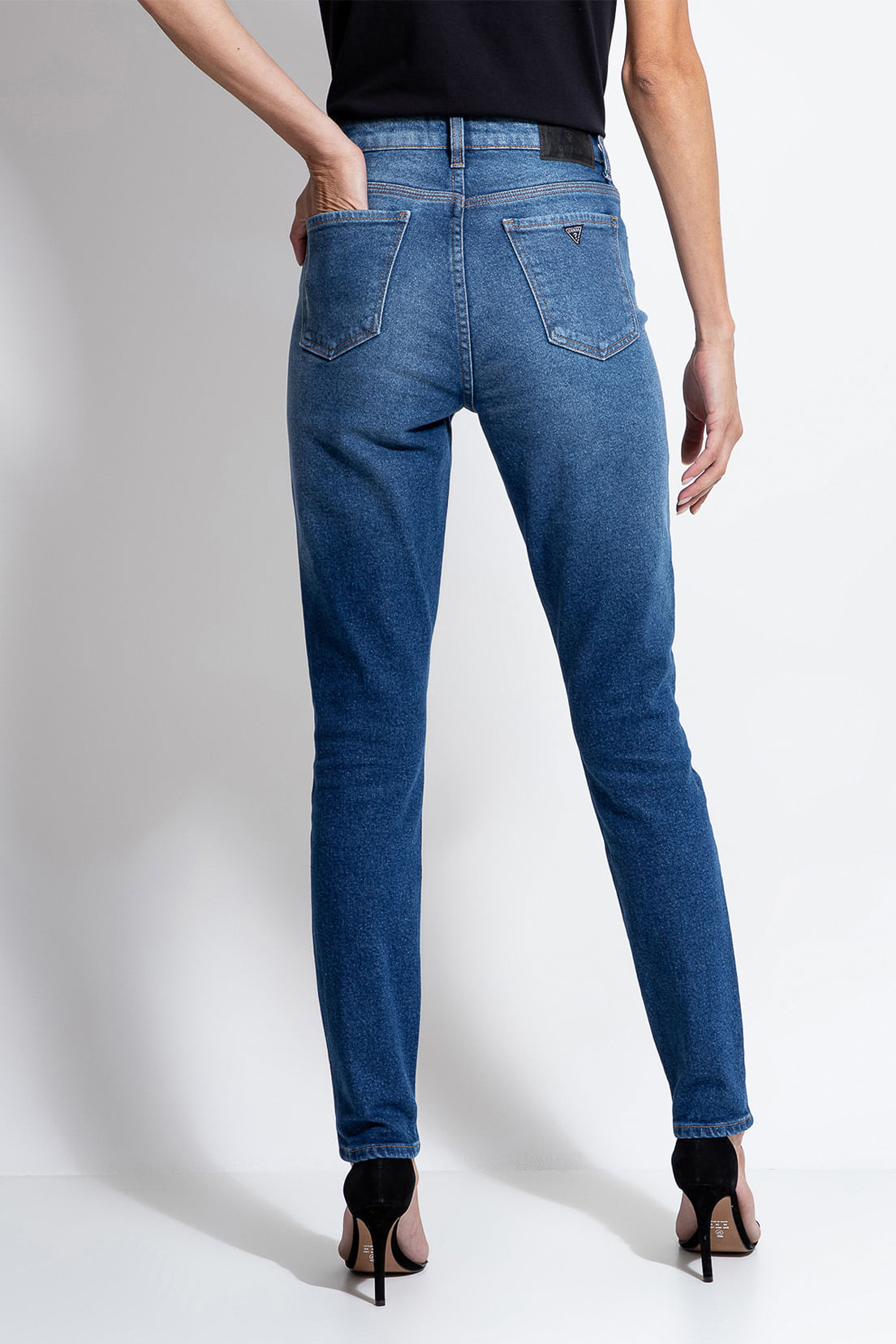 Calça Jeans 1981 Skinny Guess Azul - Imagem 34