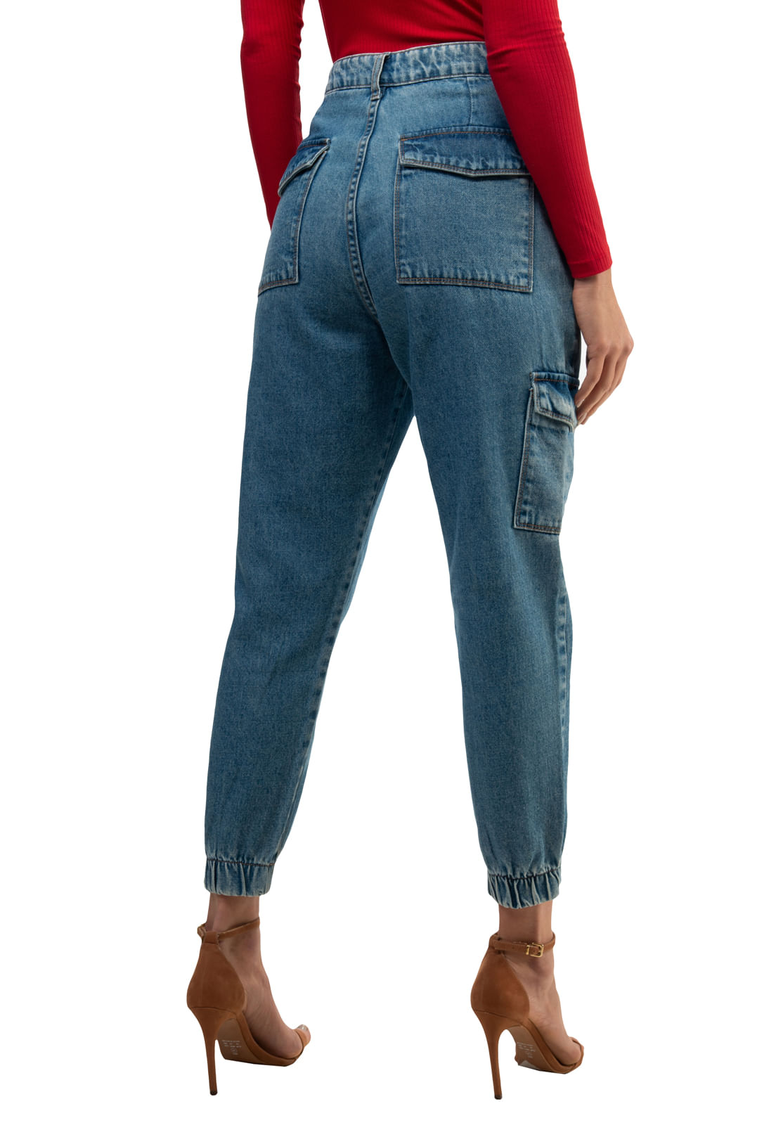 Calça Jeans Cargo Guess Azul - Imagem 14