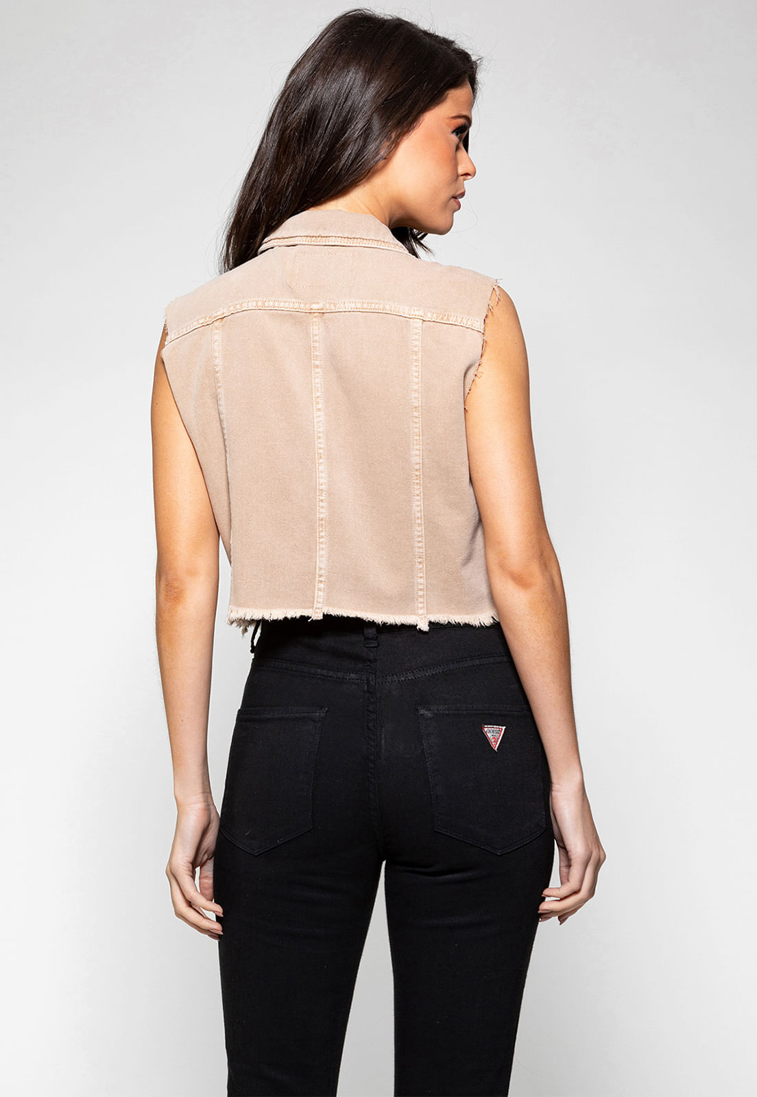 Colete de Sarja Guess Bege - Imagem 28