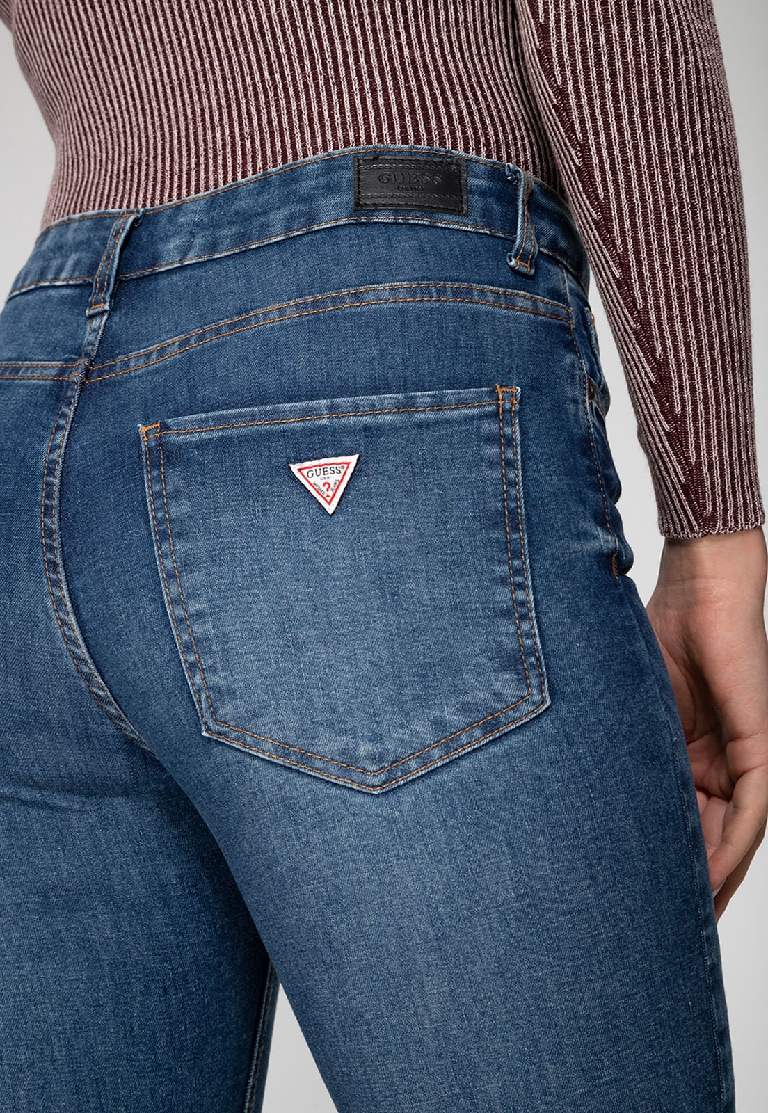 Calça Jeans High Flare Azul - Imagem 24