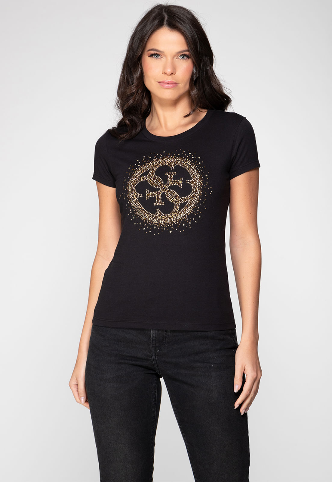 Camiseta 4g Brilhos Guess Preto - Imagem 18