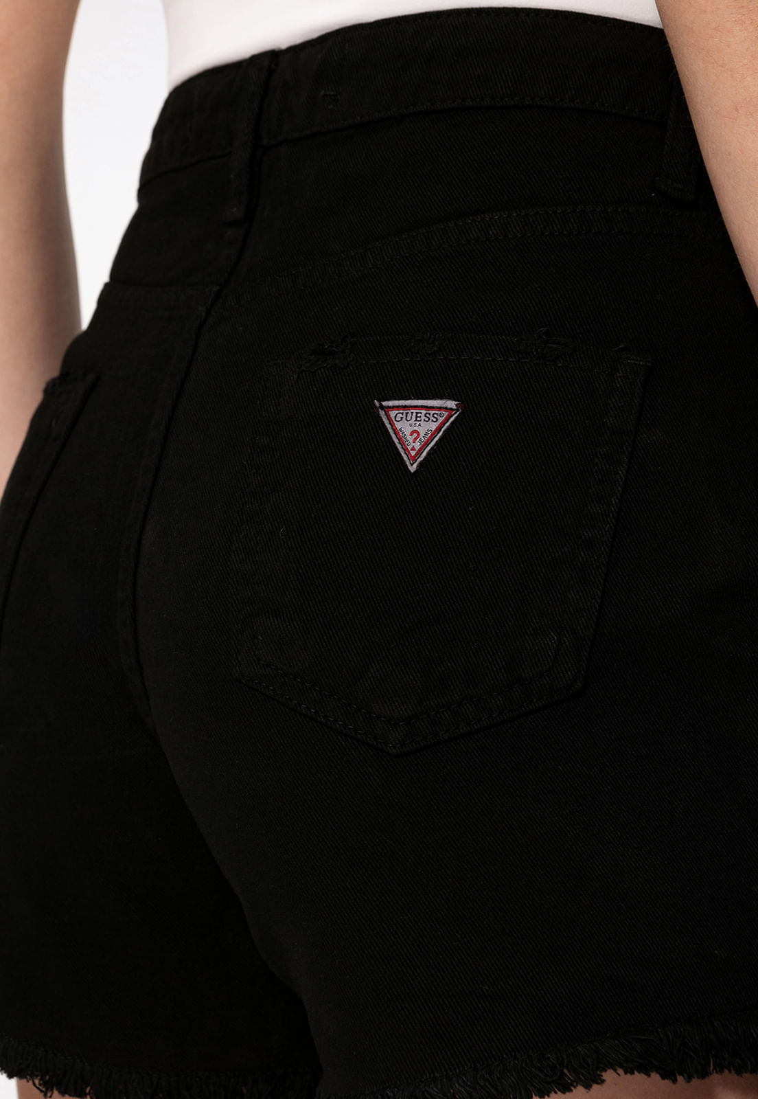 Short de Sarja Rasgos Preto - Imagem 41