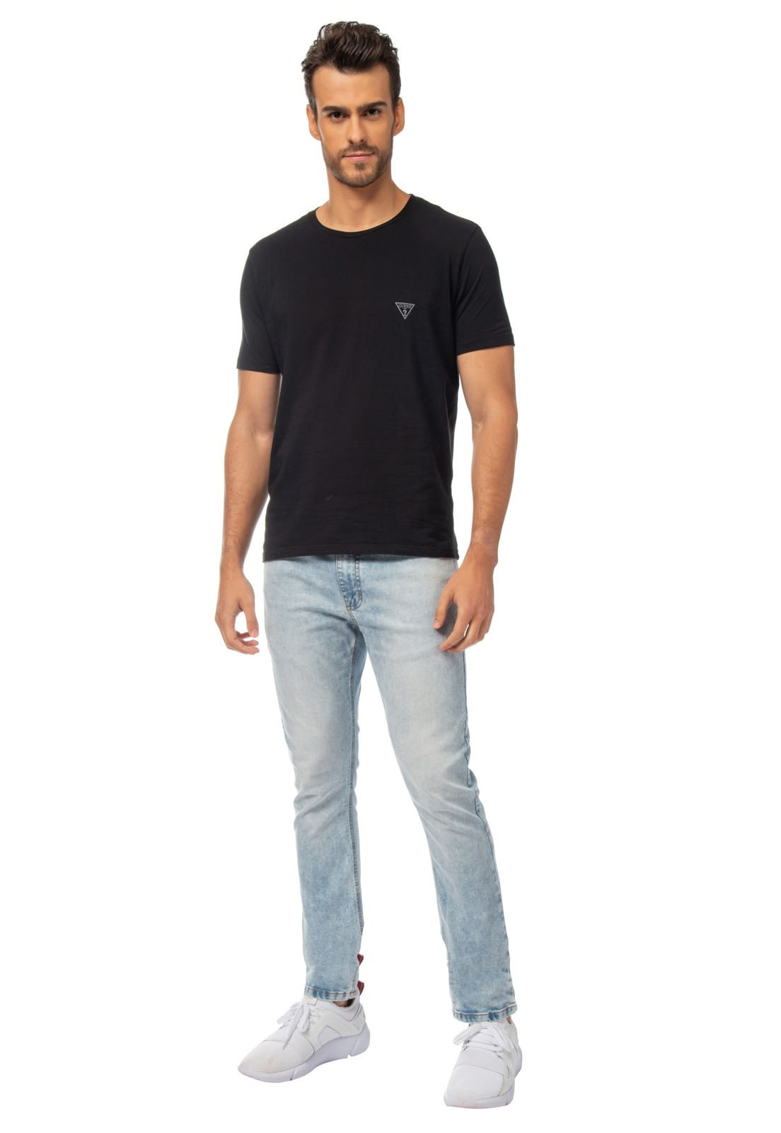 Camiseta Basic Gola C Preto