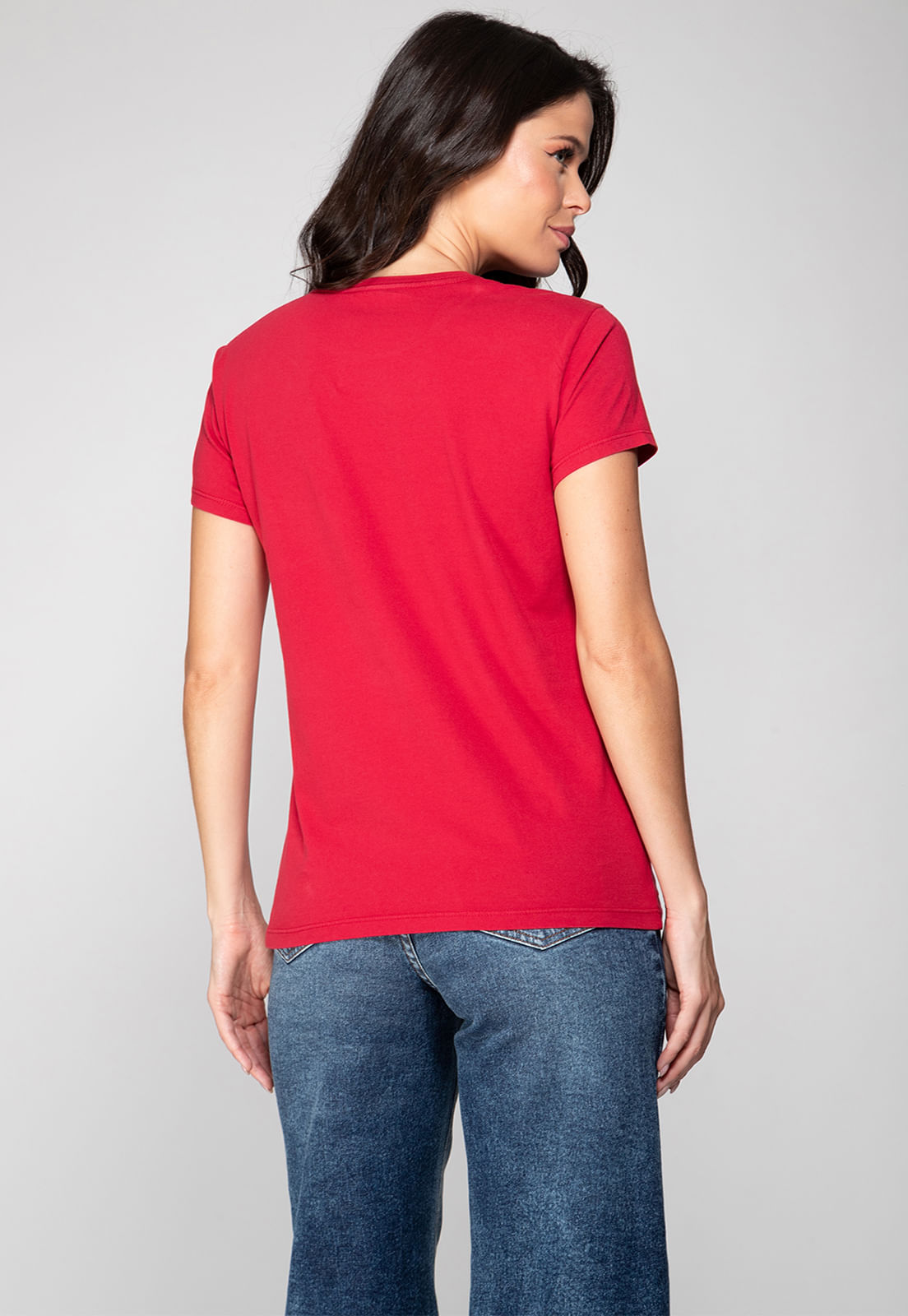 Camiseta Etiqueta Guess Triangulo Vermelho - Imagem 14