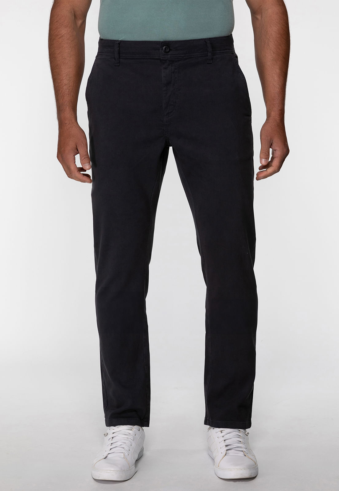 Calça Slim Canelada Cinza - Imagem 29