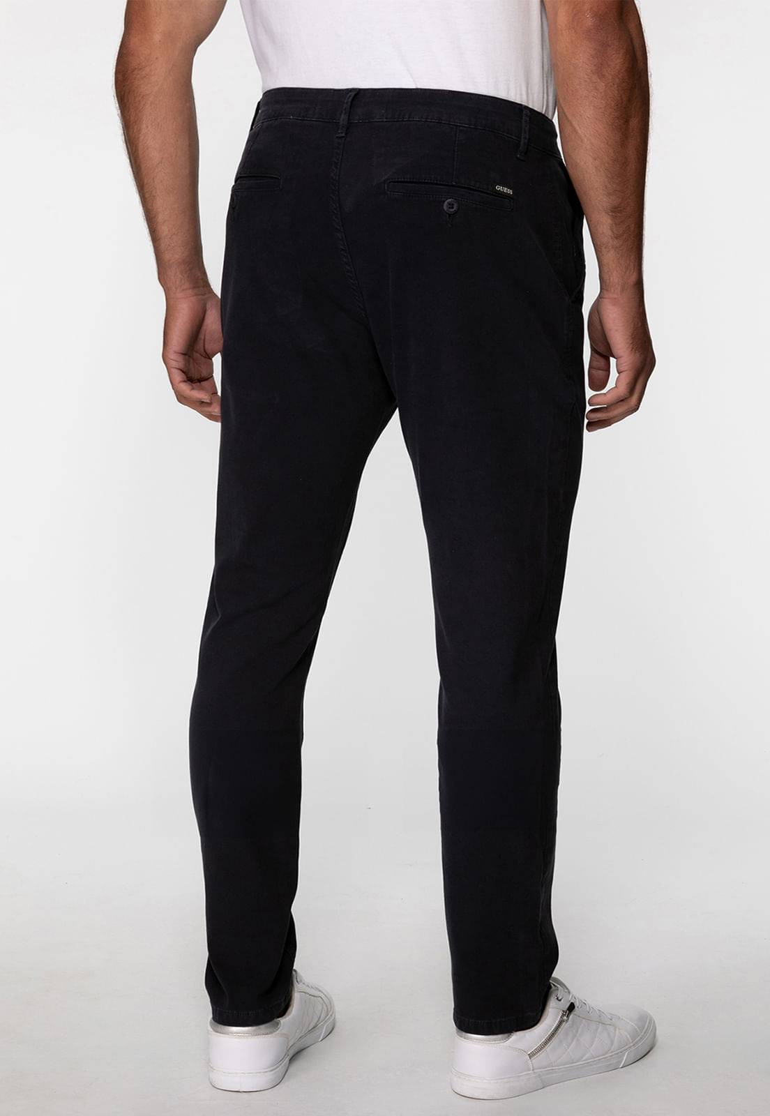 Calça Sarja Slim Azul Escuro - Imagem 25