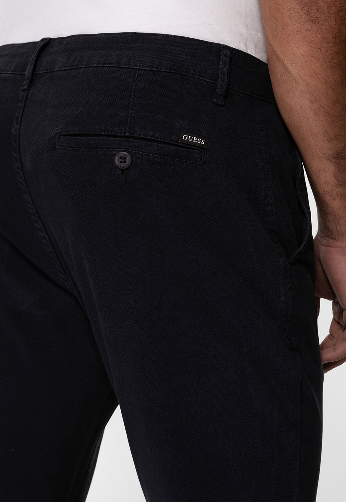 Calça Sarja Slim Azul Escuro - Imagem 47