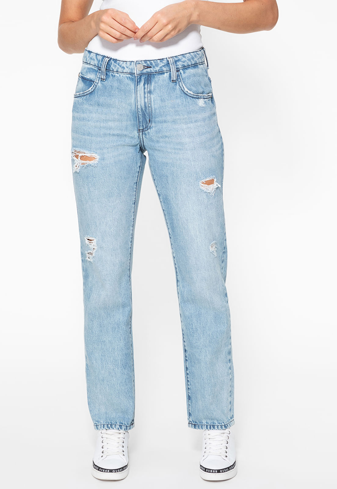 Calça Jeans Guess Slouchy Azul
